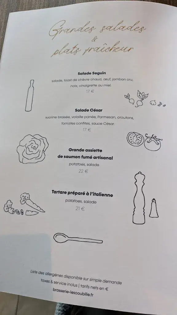 Menu_Brasserie L'escoubille_Saint-Alban-Leysse_immagine_2