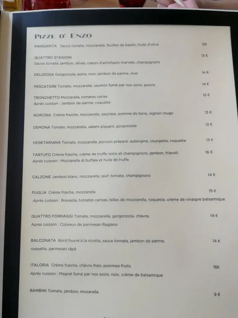 Menu_Restaurant Italoria - Hôtel L'Or du Temps_Saint-Alban-Leysse_image_3