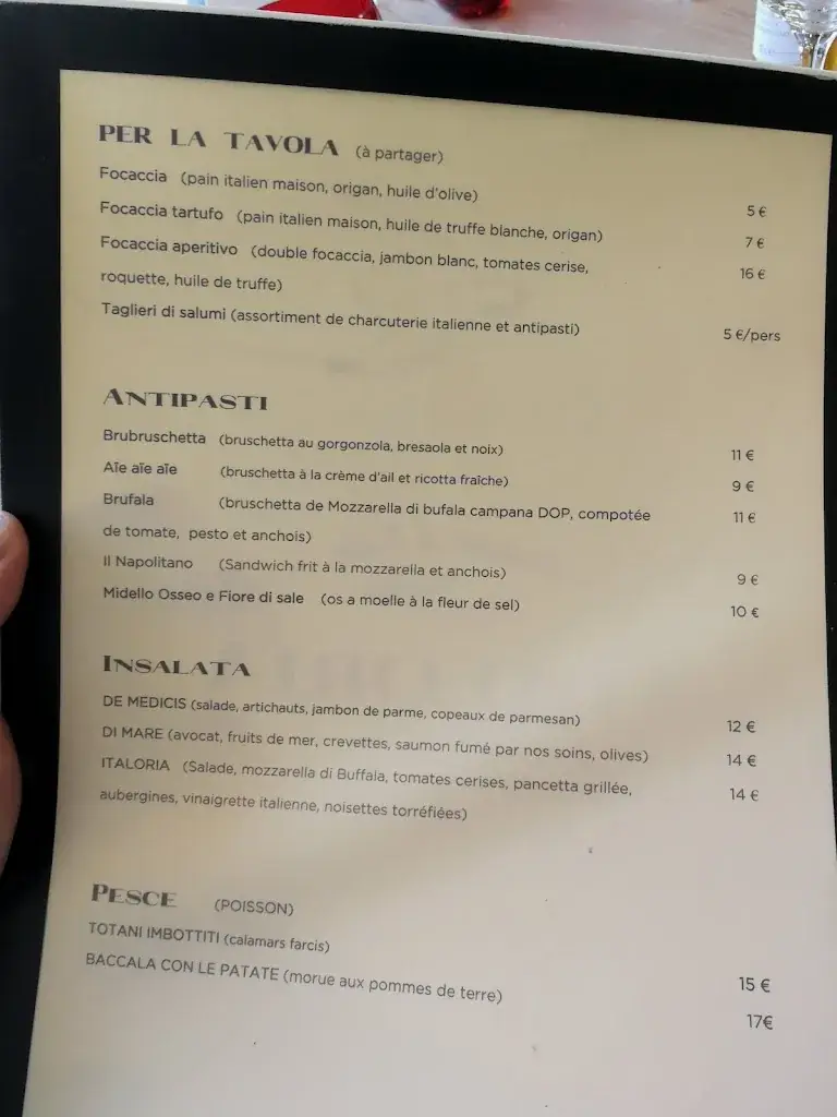Menu_Restaurant Italoria - Hôtel L'Or du Temps_Saint-Alban-Leysse_image_4