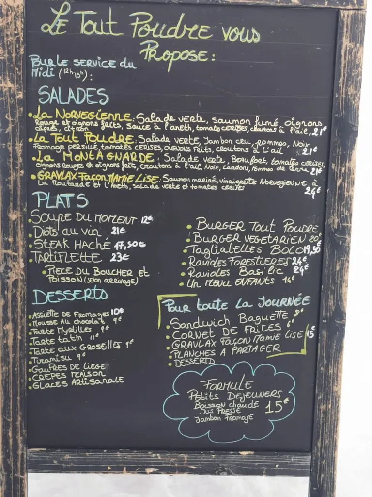 Menu_Tout Poudre Cantine Locale - Bar Restaurant d'altitude_Montvalezan_image_3
