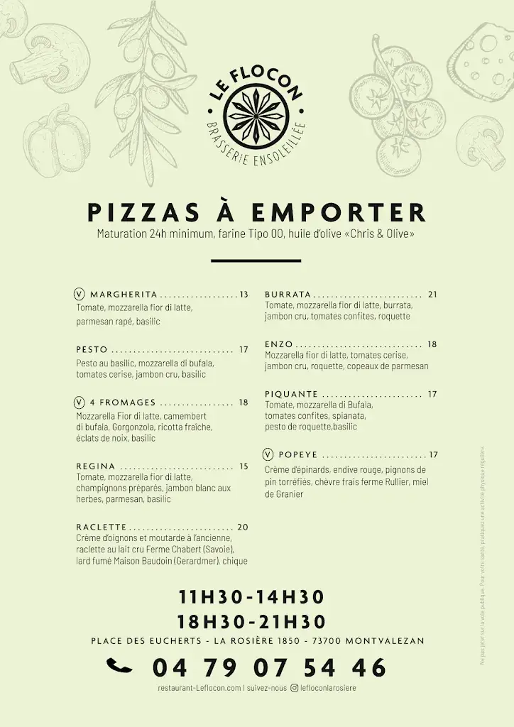 Menu_Restaurant Le Flocon - La Rosière_Montvalezan_image_1