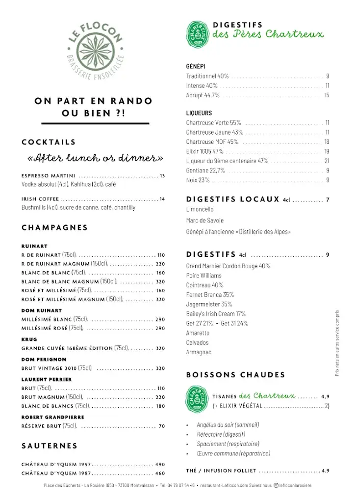 Menu_Restaurant Le Flocon - La Rosière_Montvalezan_image_2