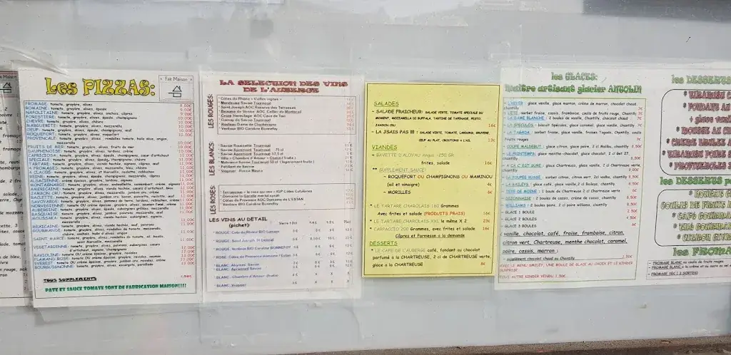 Menu_L'Auberge de la Sure_Chartreuse_immagine_2