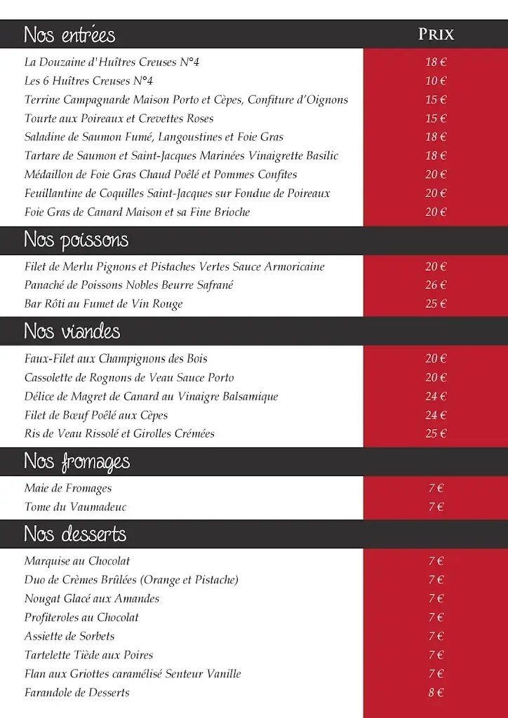 Menu_Restaurant Auberge du Poirier_Saint-Alban_image_2