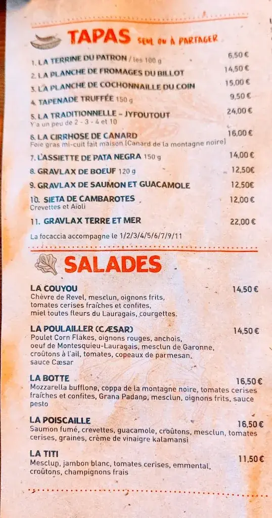 Menu_Le billot de Marius_Revel_image_1