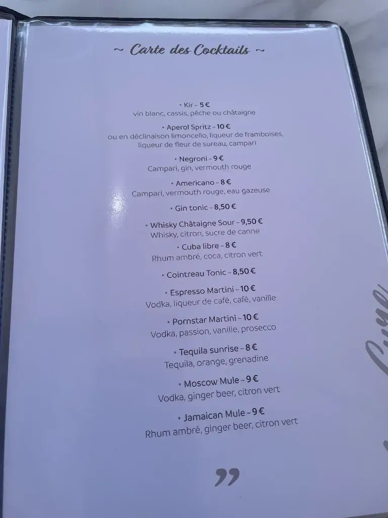 Menu_Restaurant La Cure Roiffieux_Roiffieux_image_4