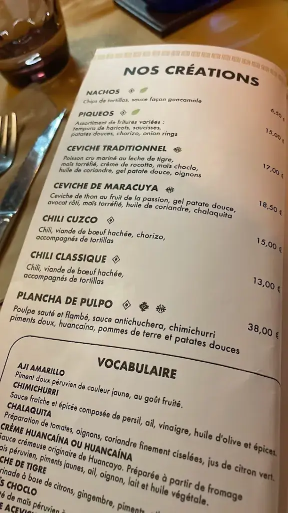 Menu_Cuzco Bar Lounge_Saint-Béron_image_4