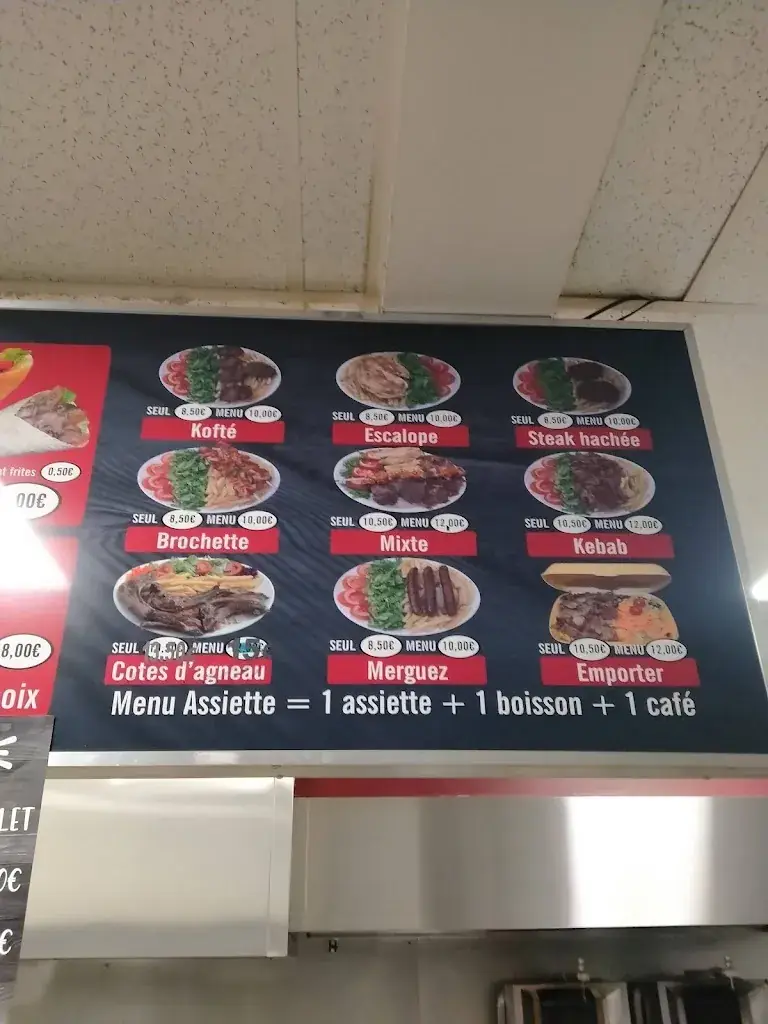 Menu_O p'tit resto - Snack Tacos / Kebab Annonay_Annonay_image_1