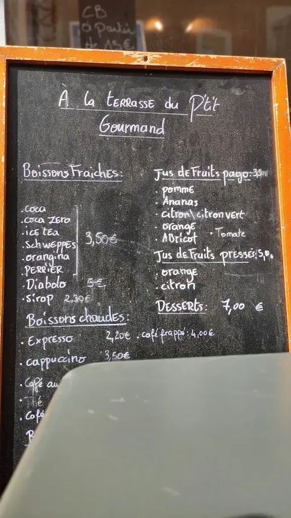 Menu_Restaurant Le P'tit Gourmand Roussillon_Roussillon_immagine_2