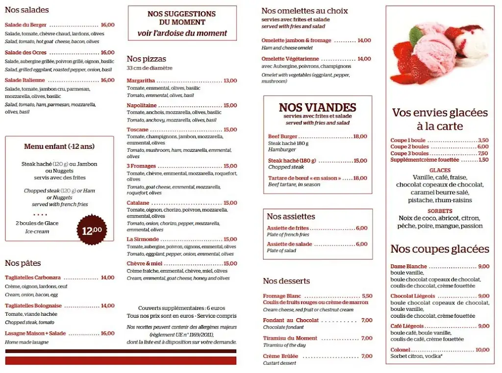 Menu_La Sirmonde_Roussillon_image_1