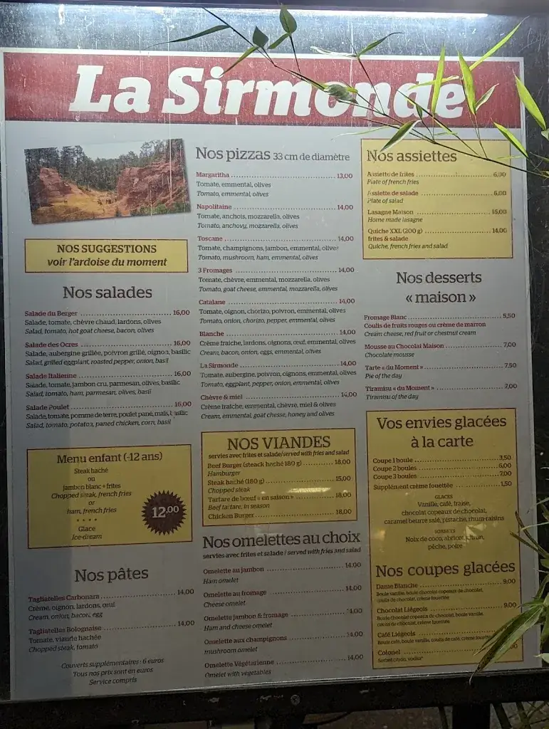 Menu_La Sirmonde_Roussillon_image_3