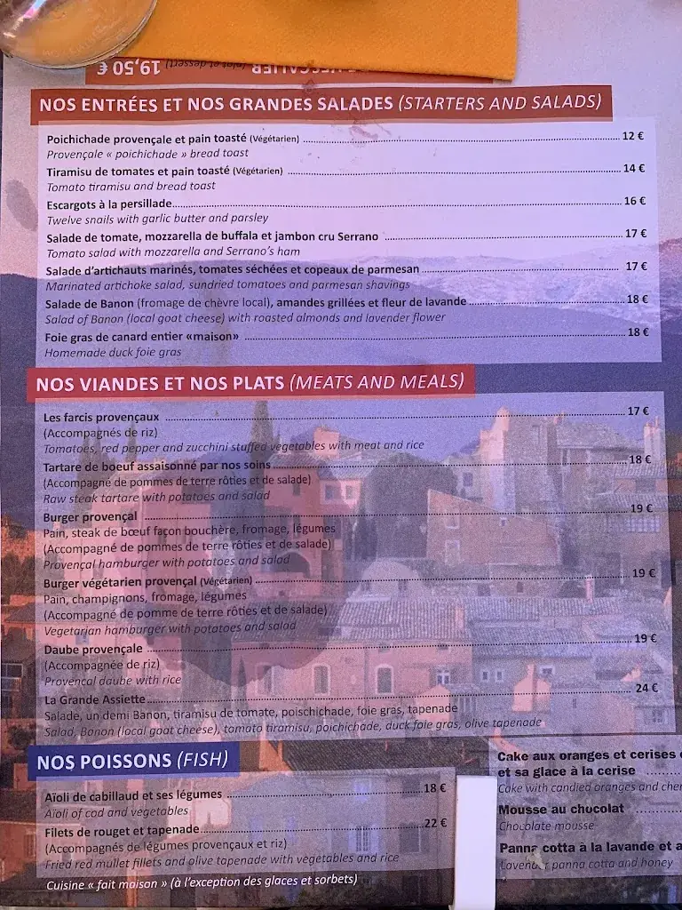 Menu_Restaurant l'Escalier_Roussillon_image_1