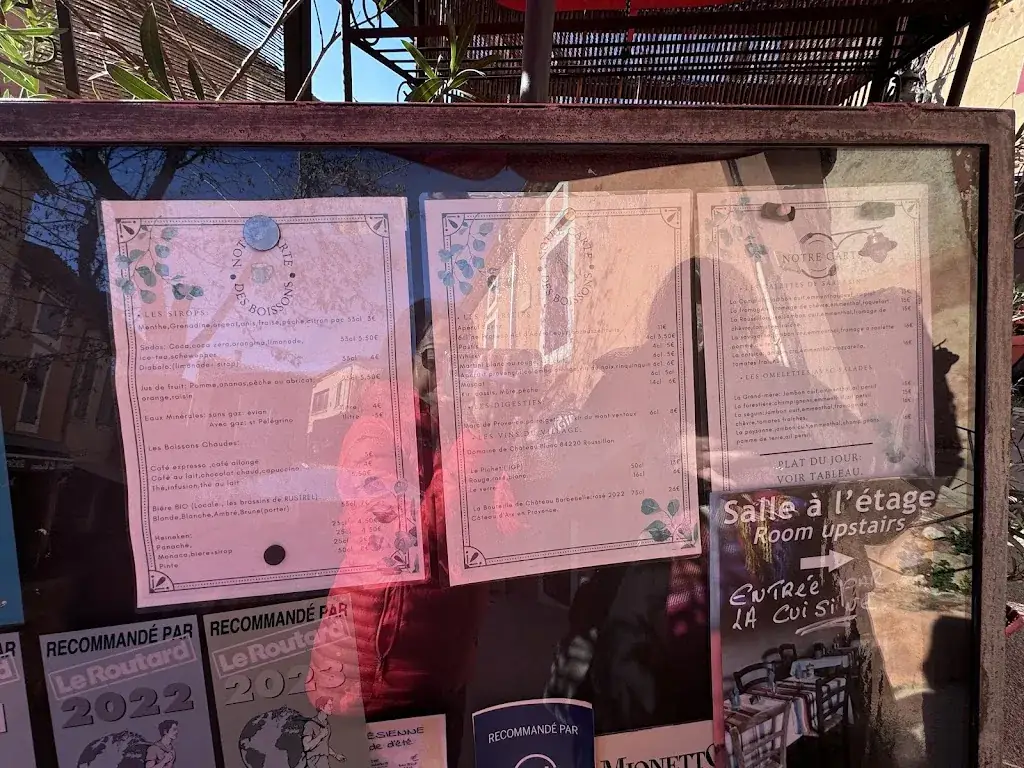 Menu_Restaurant La Treille_Roussillon_immagine_2