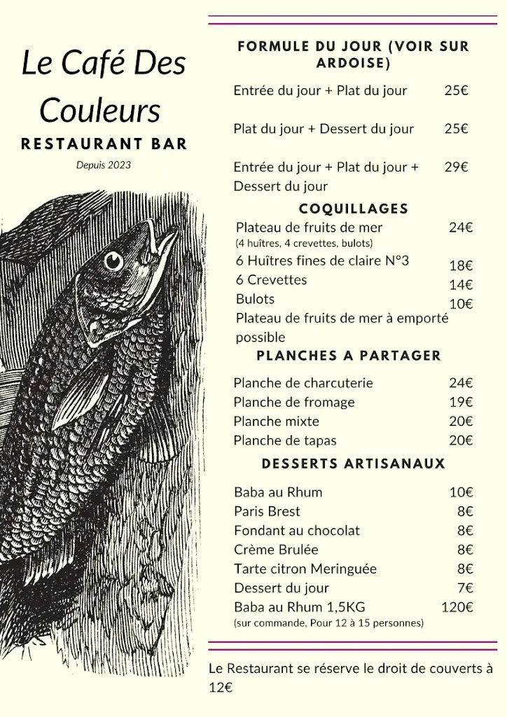 Menü_Café Des Couleurs_Roussillon_Bild_3