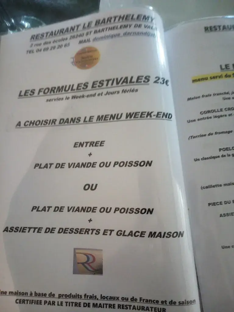 Menu_Le Barthélémy_Saint-Barthélemy-de-Vals_image_3