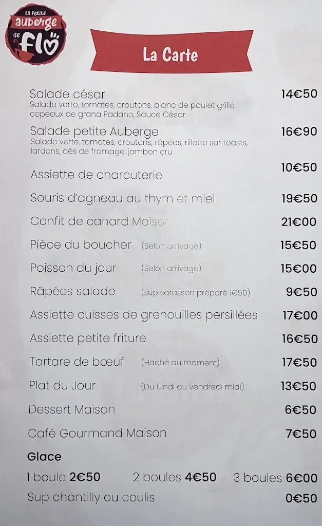 Menü_La Petite Auberge de Flo_Saint-Bonnet-les-Oules_Bild_3