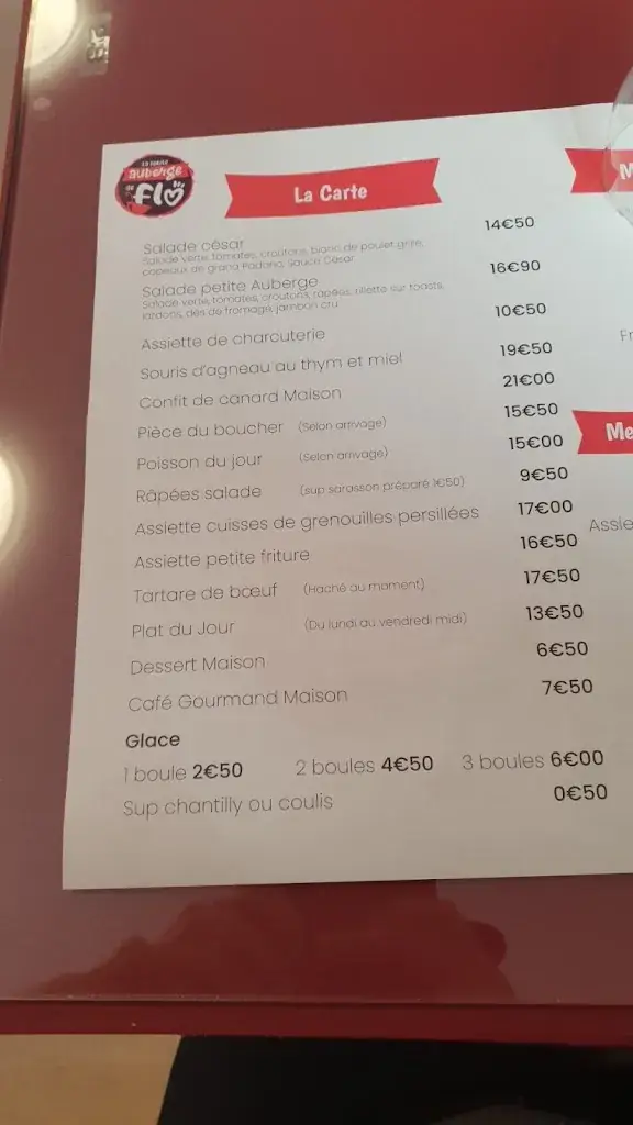 Menü_La Petite Auberge de Flo_Saint-Bonnet-les-Oules_Bild_4