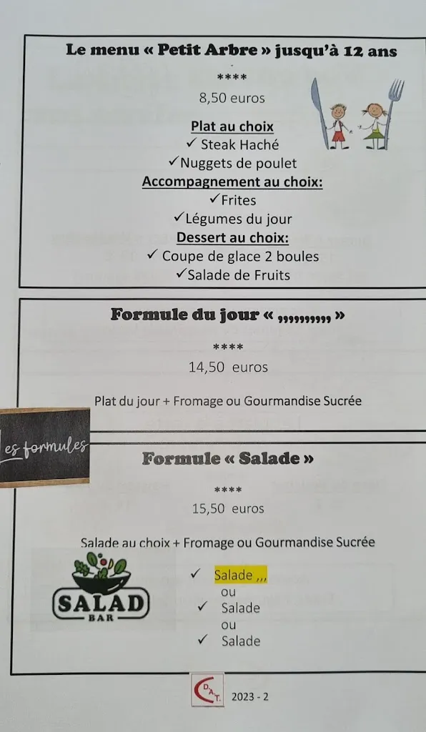 Menu_Restaurant L'arbre escalier_Saint-Priest-en-Jarez_image_1