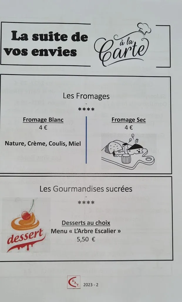 Menu_Restaurant L'arbre escalier_Saint-Priest-en-Jarez_image_2