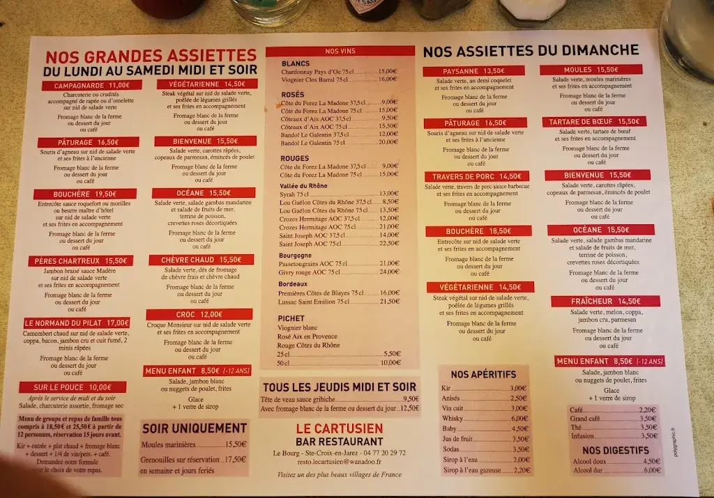 Menu_Le Cartusien_Sainte-Croix-en-Jarez_image_1
