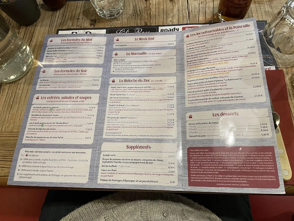 Menu_Le zinc riom_Riom_image_3