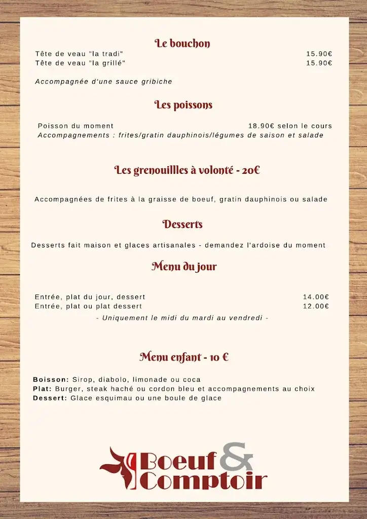 Menu_Bœuf et comptoir de saint chef_Saint-Chef_image_3