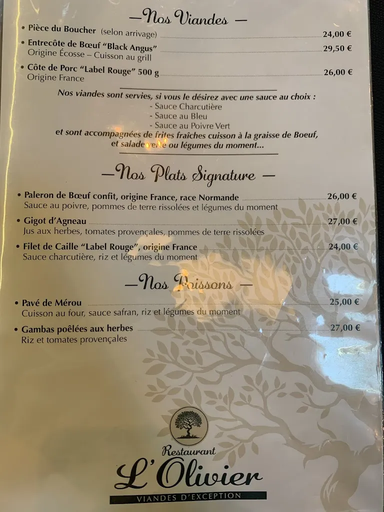 Menu_L'Olivier Saint-Clair_Saint-Clair_image_3