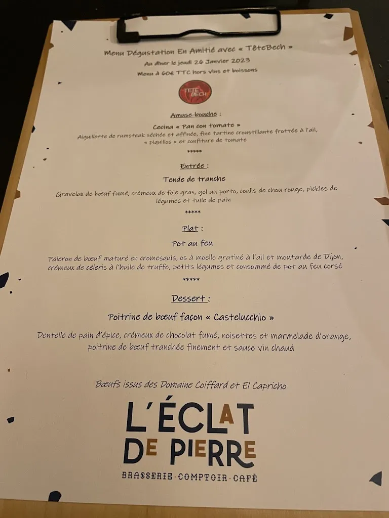 Menu_L'Éclat de Pierre_Saint-Didier-au-Mont-d'Or_imagen_1