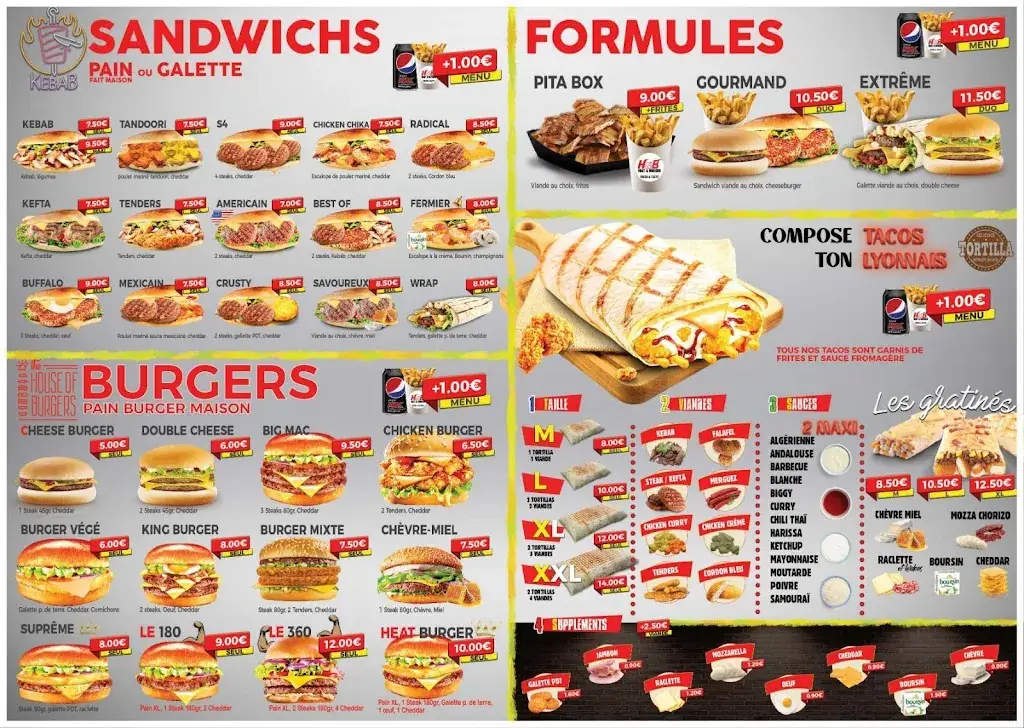 Menu_Heat burger saint eloy les mines_Saint-Éloy-les-Mines_immagine_1