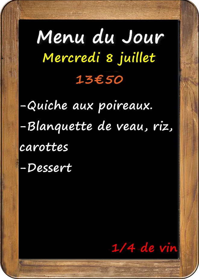 Menu_Restaurant Snack Bar Du Plan D'eau de Saint Eloy les Mines_Saint-Éloy-les-Mines_image_3