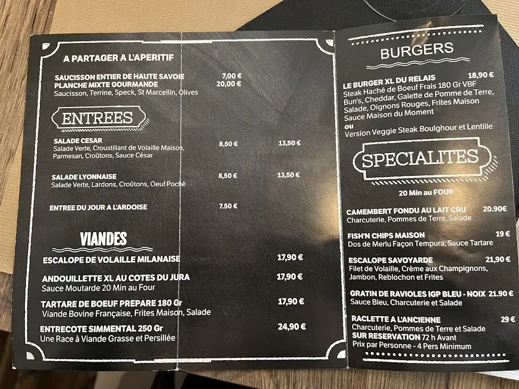 Menu_Restaurant Relais Saint Christophe_Saint-Bonnet-de-Mure_image_1