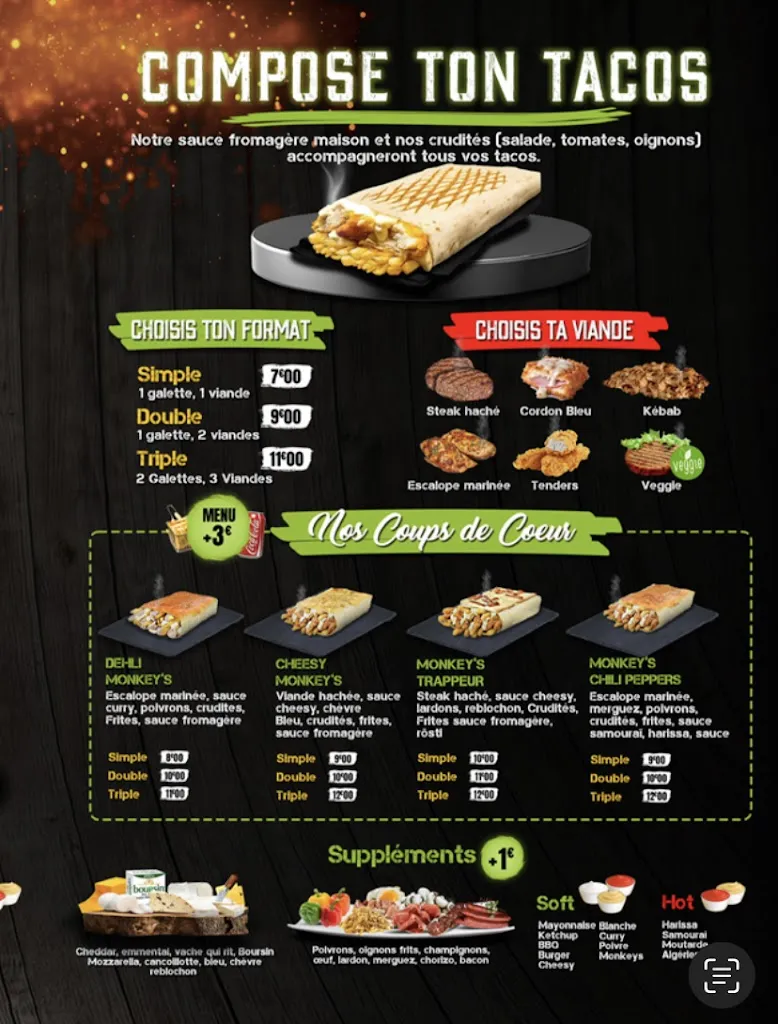 Menu_Monkey’s St Didier_Saint-Didier-sur-Chalaronne_immagine_1