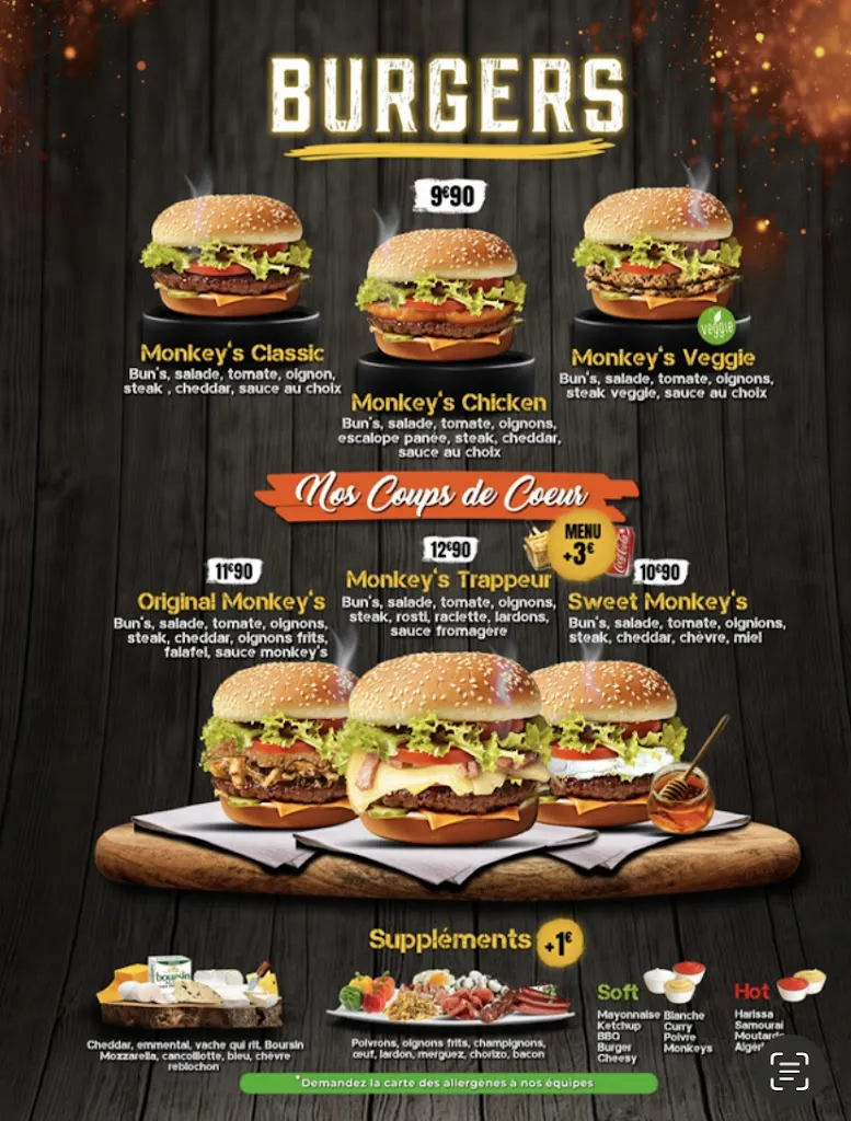 Menu_Monkey’s St Didier_Saint-Didier-sur-Chalaronne_immagine_2