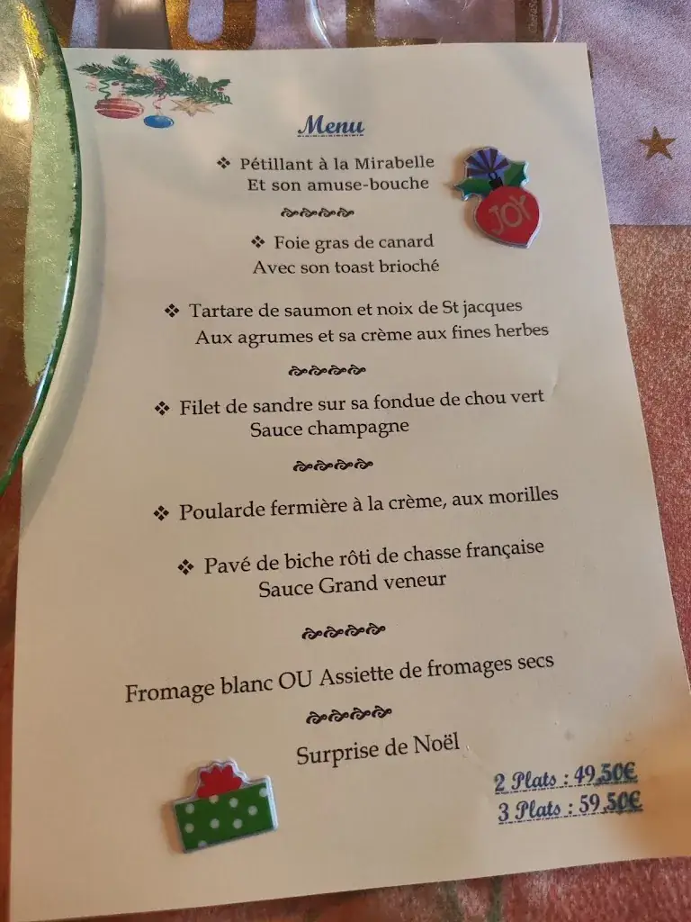 Menu_Chez Sylvain et Sylvie_Saint-Étienne-sur-Chalaronne_immagine_1