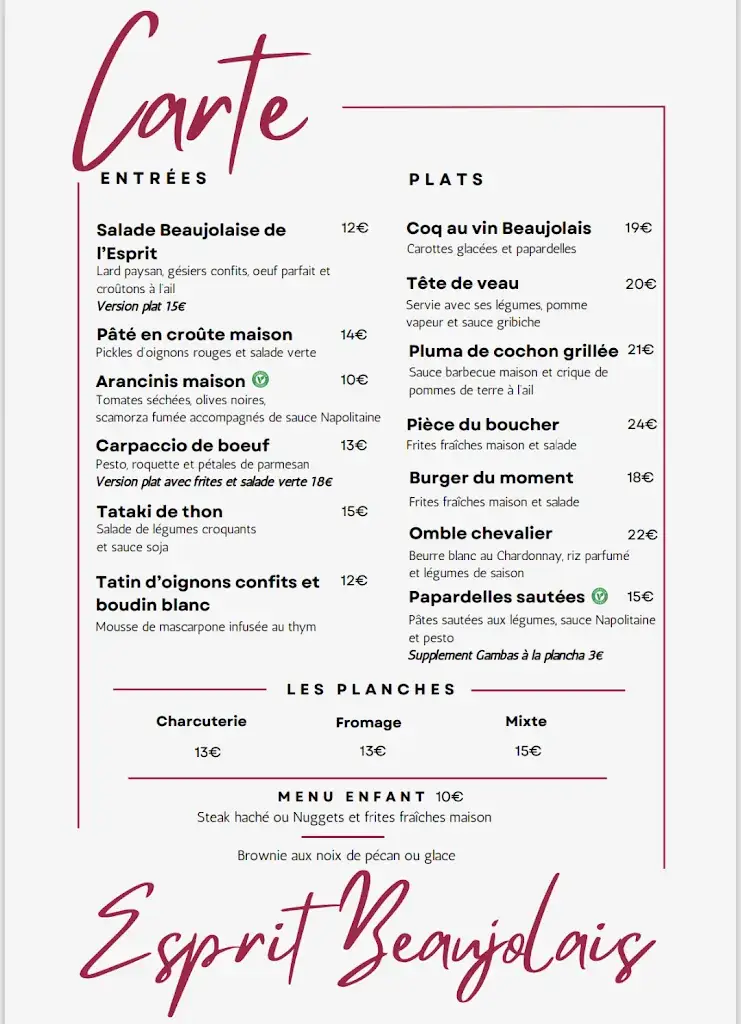 Menu_ESPRIT BEAUJOLAIS_Saint-Étienne-des-Oullières_image_1