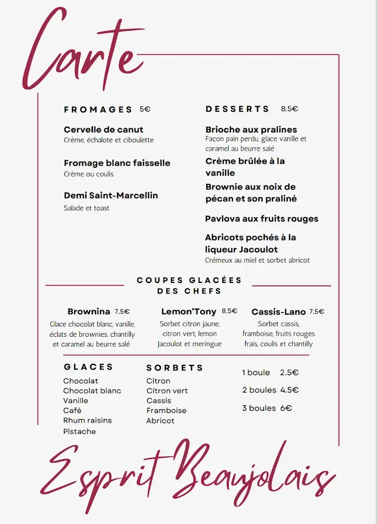 Menu_ESPRIT BEAUJOLAIS_Saint-Étienne-des-Oullières_image_2