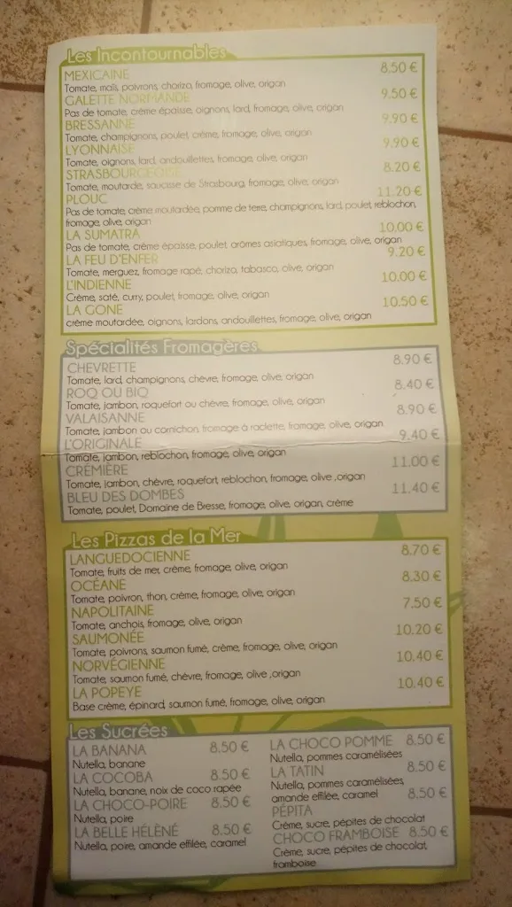 Menu_Pizzeria L'Originale_Saint-Étienne-du-Bois_immagine_3