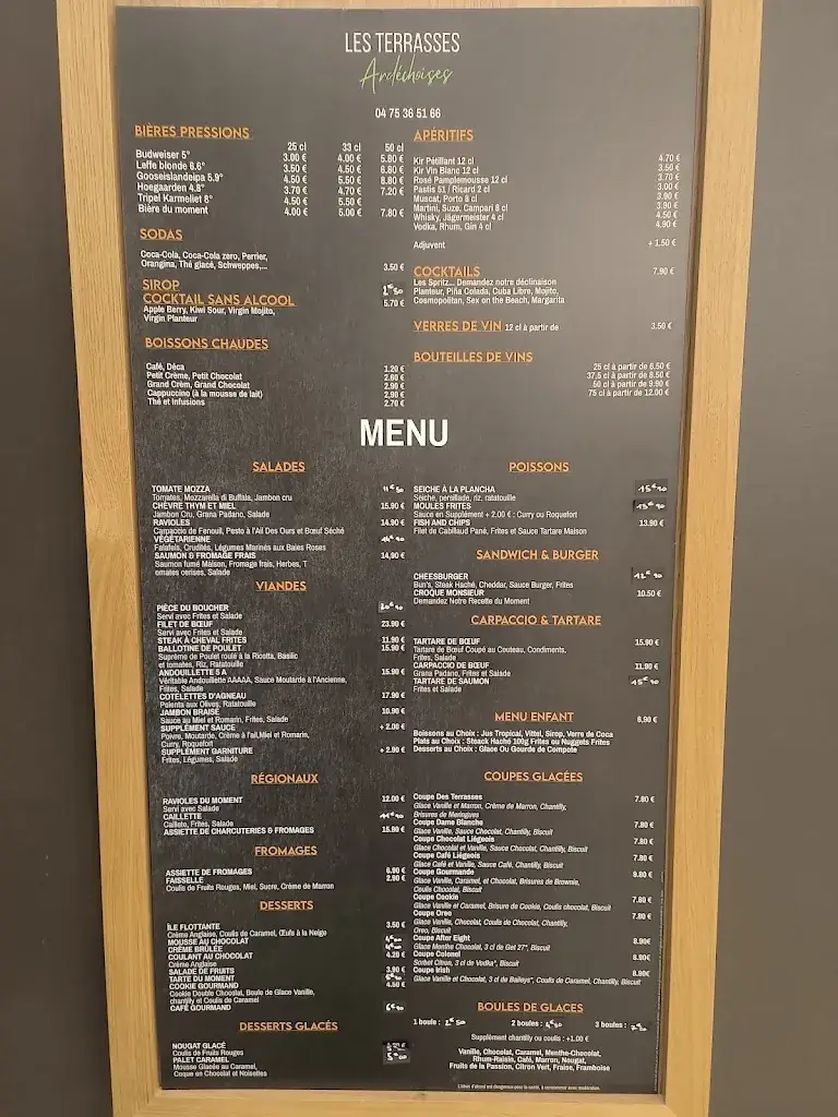 Menu_Brasserie Les Terrasses Ardéchoises_Saint-Étienne-de-Fontbellon_image_3