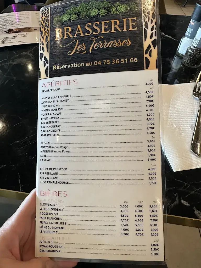 Menu_Brasserie Les Terrasses Ardéchoises_Saint-Étienne-de-Fontbellon_image_4