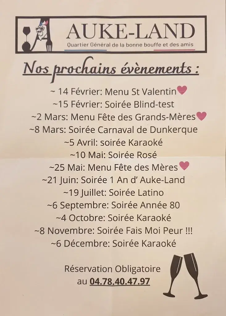 Menu_Auke-Land Bar/Restaurant_Sainte-Foy-l'Argentière_image_3