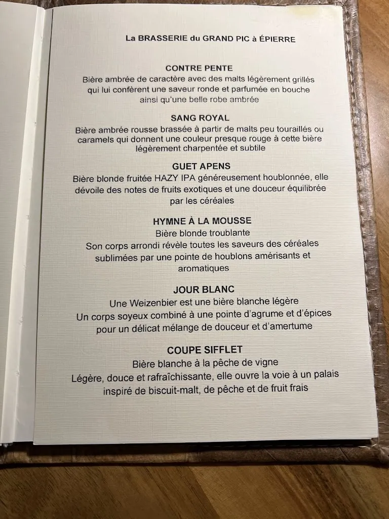 Menü_Le Clocher des Pères_Saint-Martin-sur-la-Chambre_Bild_2