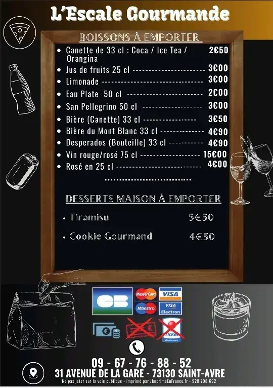 Menu_L'Escale Gourmande_Saint-Avre_image_3