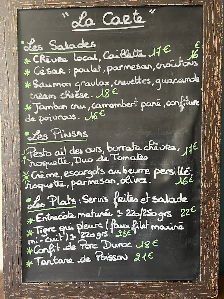 Menu_Le Bistrot Des Blondes_Saint-Félicien_image_1