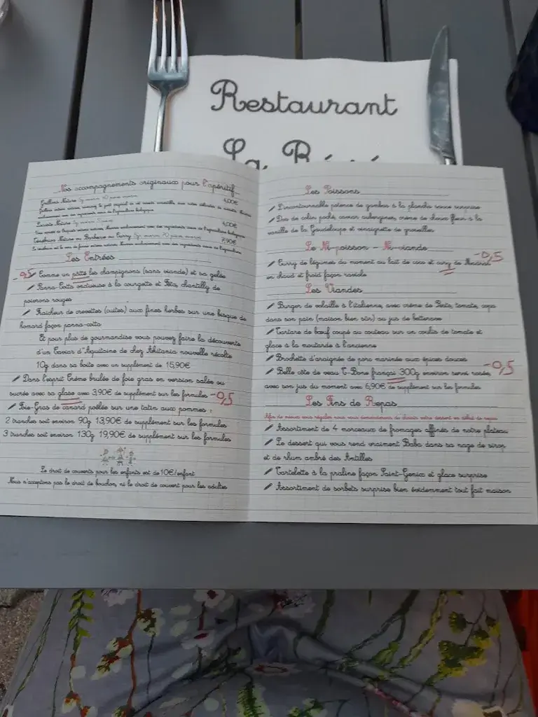 Menu_LA RECRE à Vaudevant NORD Ardèche (on n'est pas aux Vans, on est DANS LE NORD ARDECHE !!!!!!!_Vaudevant_image_2