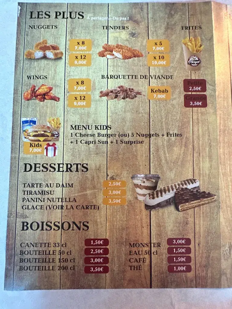 Menu_O’Regal_Aulnat_immagine_3