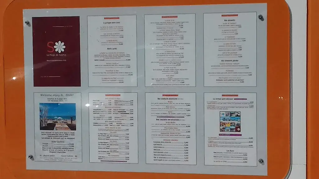 Menu_La plage de Sophie_Saint-Cyr-sur-Mer_image_1