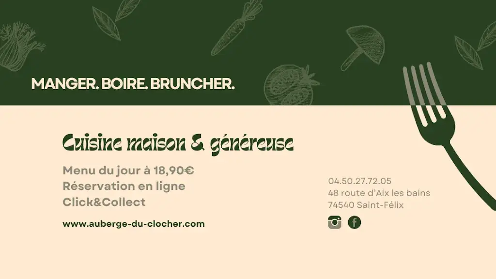 Menu_L'Auberge du Clocher - Ouvert 7 jours sur 7_Saint-Félix_image_2