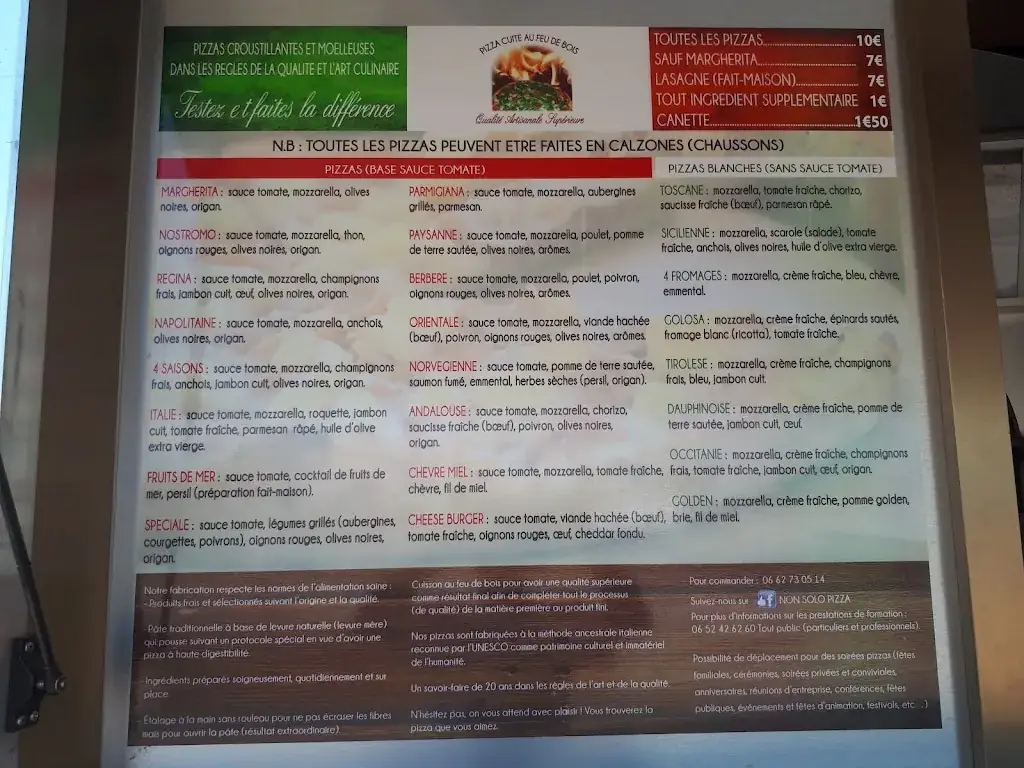 Menu_L'Art De La Pizza_Aulnat_image_3