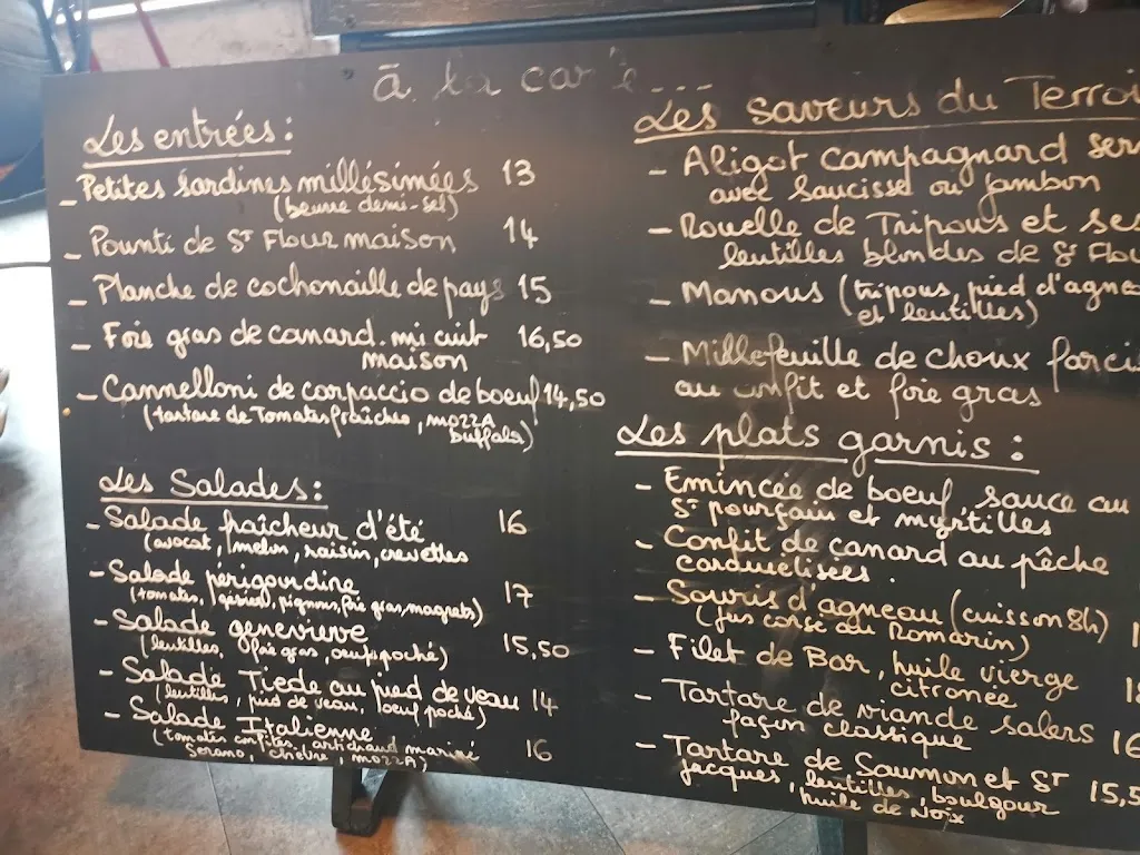 Menu_Chez Geneviève_Saint-Flour_image_4