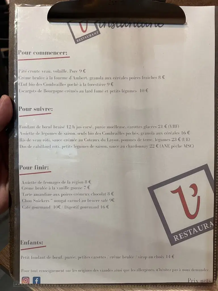 Menu_L'instantané_Clermont-Ferrand_image_4